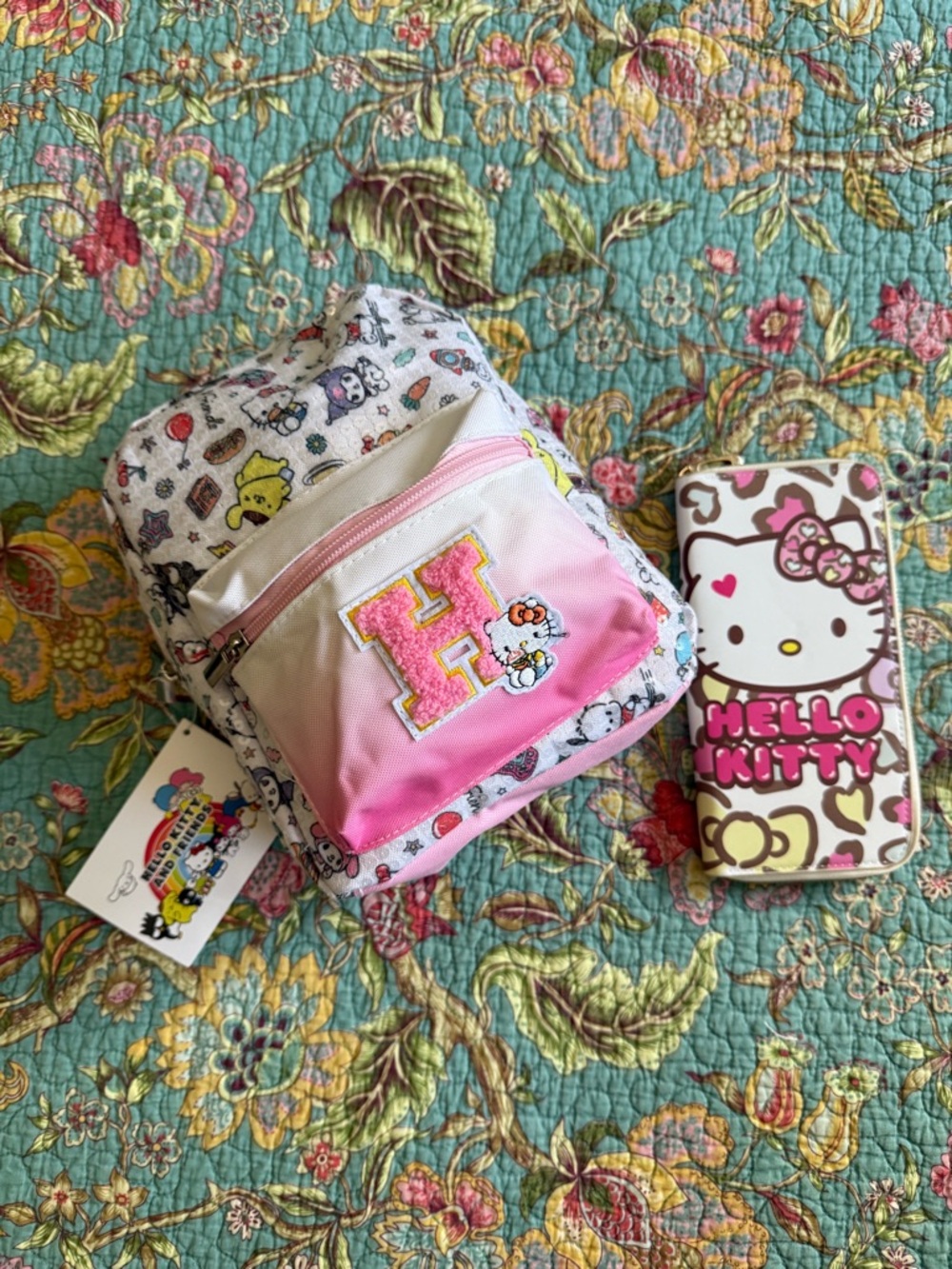 Sanrio Hello Kitty & Friends backpack and wallet lot